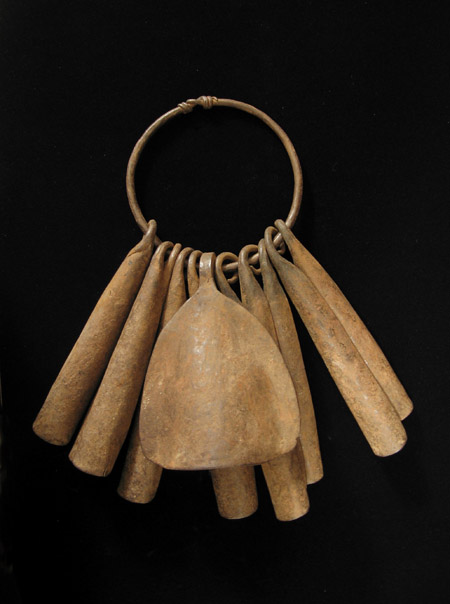 African Tribal Art - Iron gong currency, Yoruba