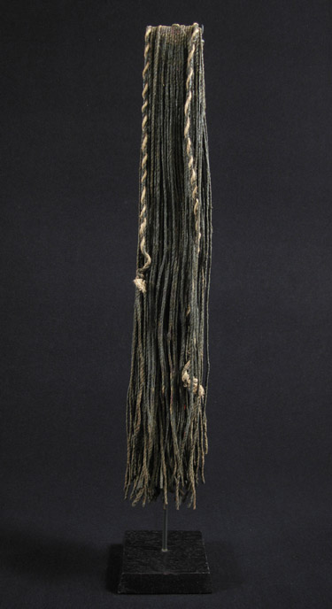 African Tribal Art - Beaded cache-sex, Kirdi, Cameroon, back view