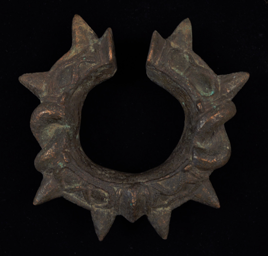 Bronze bracelet, reverse
