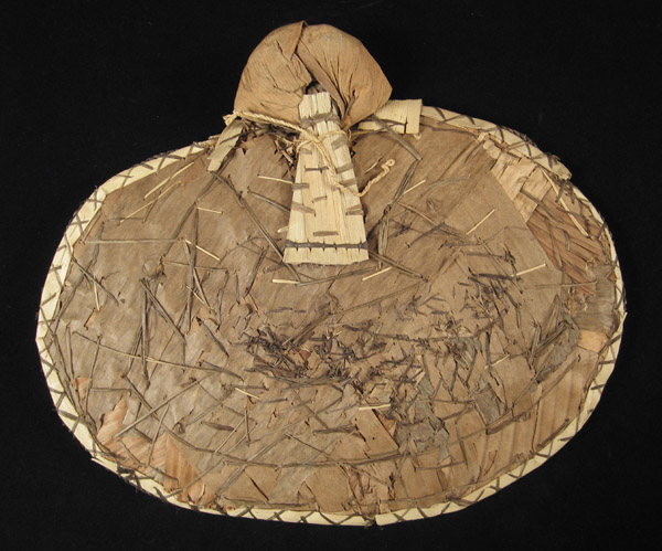 African Tribal Art - Cache-fesse, negbe, Mangbetu, D.R.Congo, back