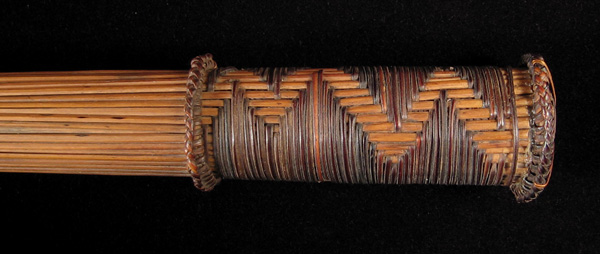 African Tribal Art - Ceremonial object, East Africa, handle detail