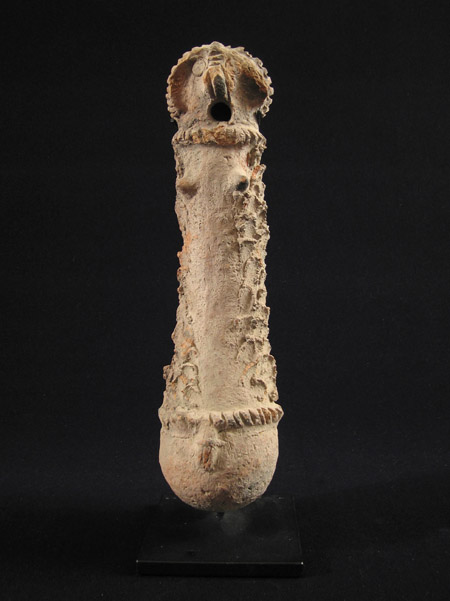 African Tribal Art - Terracotta healing implement, Dagari, Lobi, Burkina Faso