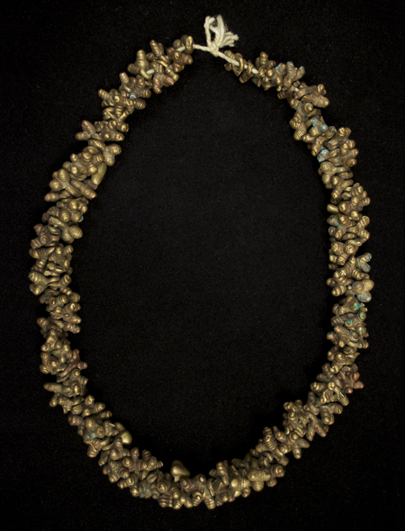 Ghana bronze necklace