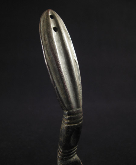 African Tribal Art - Spoon, Kulango, Ivory Coast, handle