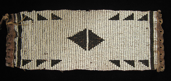 African Tribal Art - Beaded anklets, Kuba, D.R. Congo