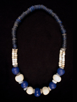 Glass bead necklace, South Africa
