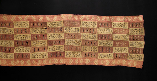 African Tribal Art - Patchwork skirt, Kuba, D.R. Congo, right