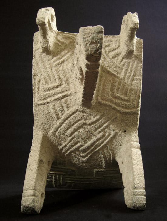 Art of the Americas - Stone metate, Costa Rica, underside