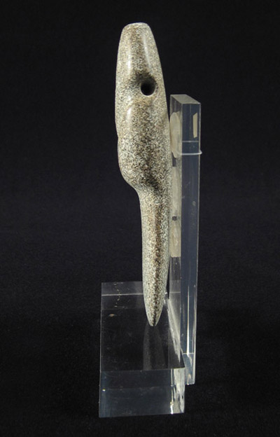 Art of the Americas -  Stone axe-god, Costa Rica, side