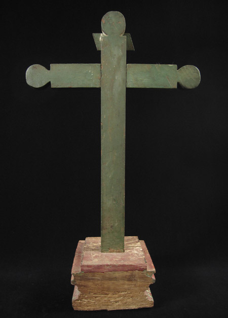 Art of the Americas - Wood cross, Merida, Yucatan, Mexico, back