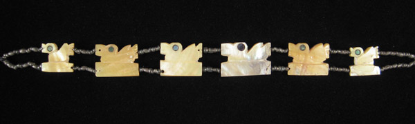 Art of the Americas - Mother-of-pearl shell necklace, Chimu, Peru