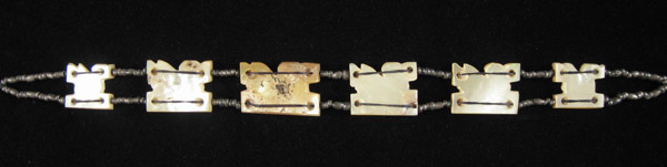 Art of the Americas - Mother-of-pearl shell necklace, Chimu, Peru, back