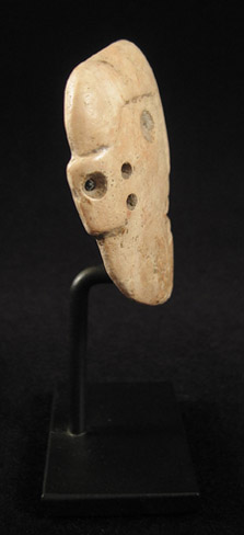 Art of the Americas - Ceramic face, Chavin, Peru, left