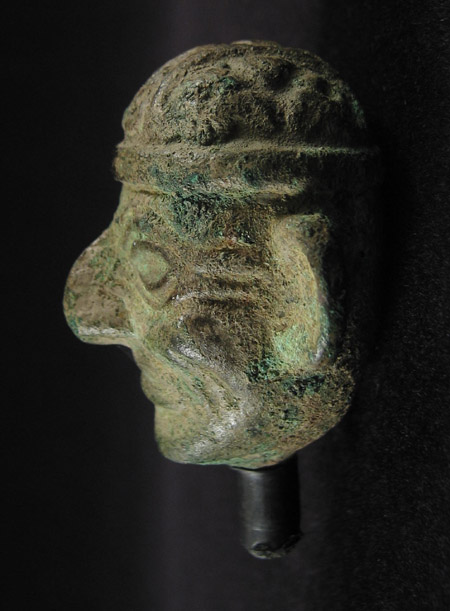 Art of the Americas - Copper head, Moche, Peru, right