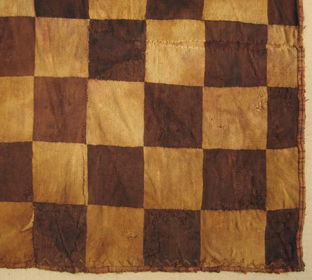Art of the Americas - Checkerboard tunic, Inca, Peru, detail