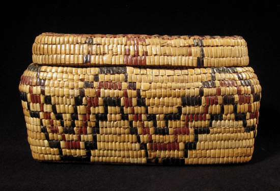 Art of the Americas -&nbsp;Imbricated basket, Columbia River, back