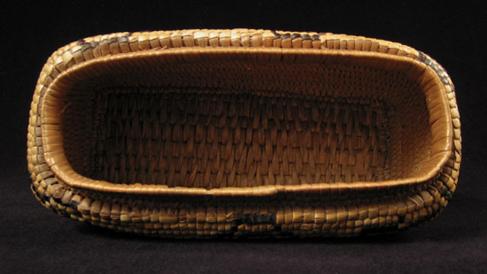 Art of the Americas -&nbsp;Imbricated basket, Columbia River, inside