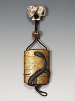 Inro with Serpent, Japan