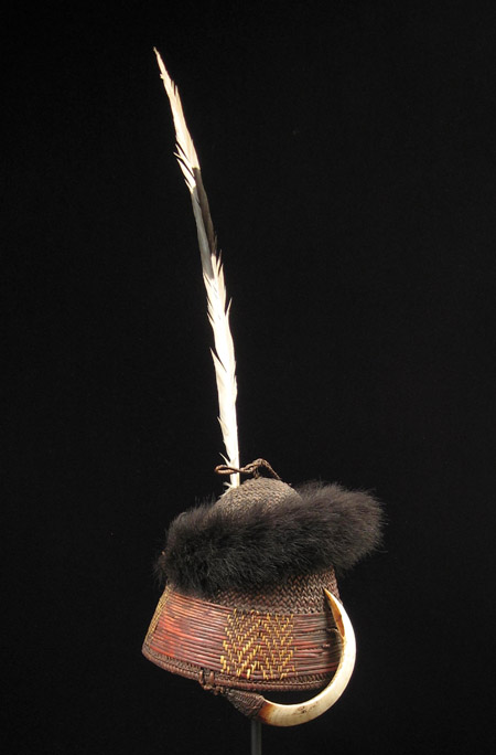 Asian Tribal Art - Hat, Naga, India, left