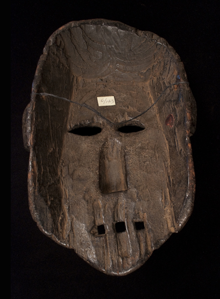 Asian Tribal Art - Mask, Middle Hills, Nepal, back view