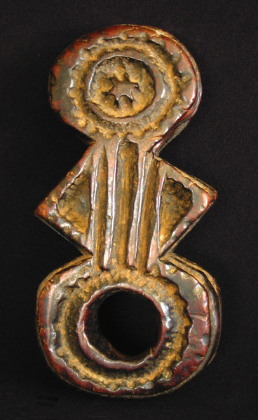 Asian Tribal Art - Butter churn handle, Middle Hills, Nepal