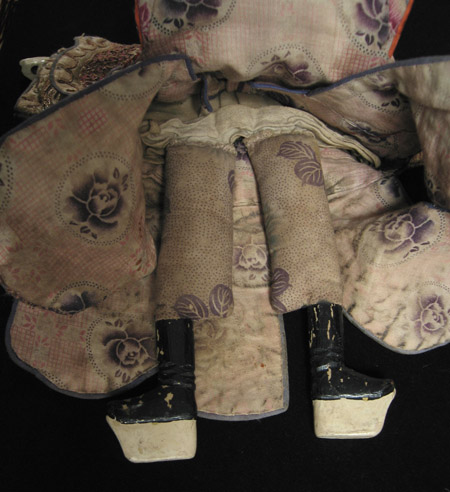 Asian Tribal Art - Male puppet, China, boots