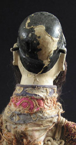 Asian Tribal Art - Male puppet, China, back of head