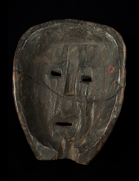 Mask, Middle Hills, Nepal - back view
