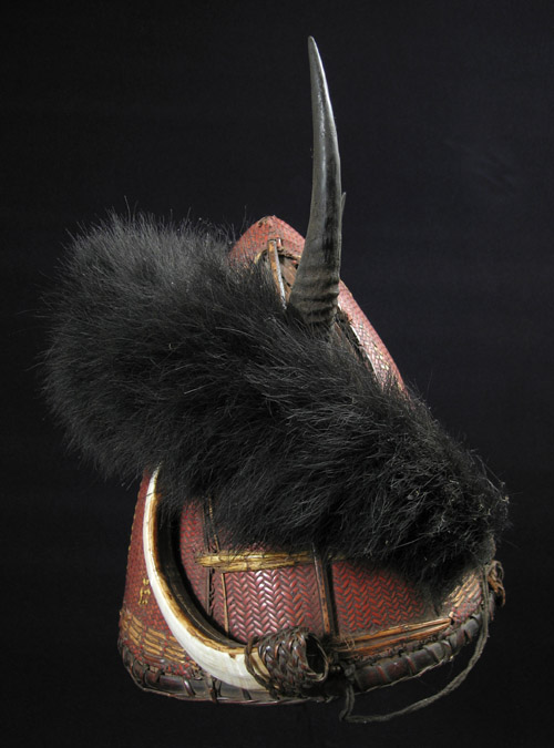 Asian Tribal Art - Warrior's hat, Nagaland, right