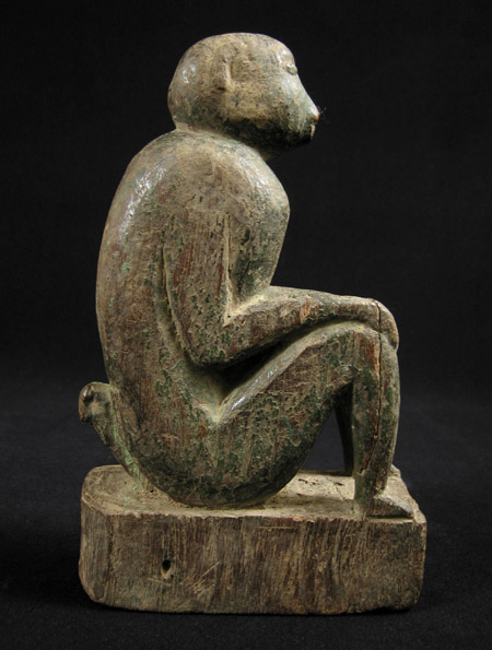 Asian Tribal Art - Wood monkey, Nepal
