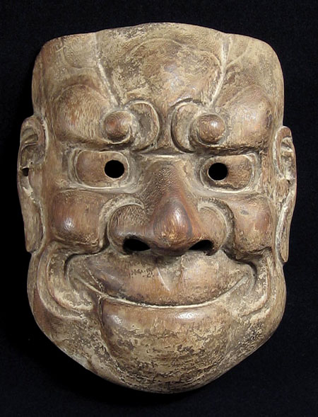 Asian Tribal Art - Beshimi mask, Japan