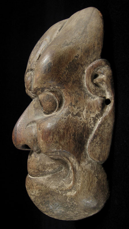 Asian Tribal Art - Beshimi mask, Japan, right side