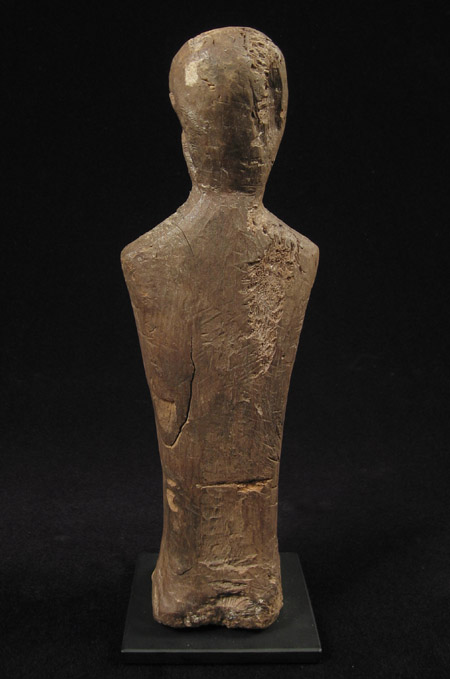 Asian Tribal Art - Wood figure, Thule, Eskimo, back