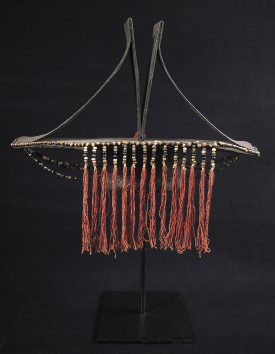 Asian Tribal Art - Ceremonial hat, Yao people, Guangxi Province, China, back