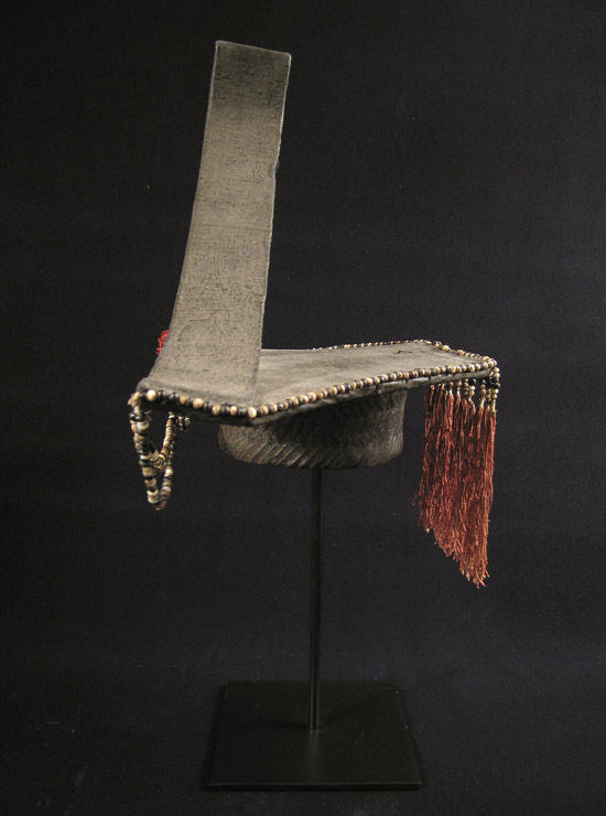 Asian Tribal Art - Ceremonial hat, Yao people, Guangxi Province, China, right