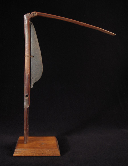 Asian Tribal Art - Rice cutter, Vietnam, side two