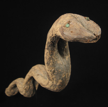 Asian Tribal Art - Vine snake, Burma, detail