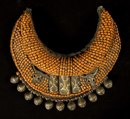 Asian Tribal Art - Beaded pectoral, Nagaland, India
