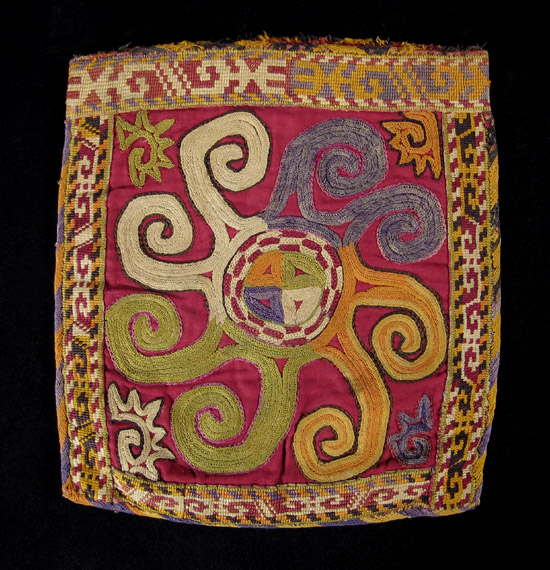 Asian Tribal Art - Embroidered bag, Uzbek, Central Asia
