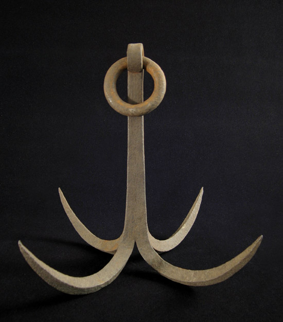 Asian Tribal Art - Iron anchor, Japan