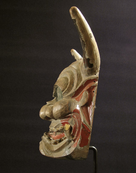 Asian Tribal Art - Hanya mask, Japan, right