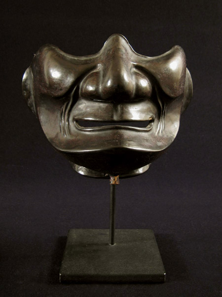 Asian Tribal Art - Leather mempo, Japan
