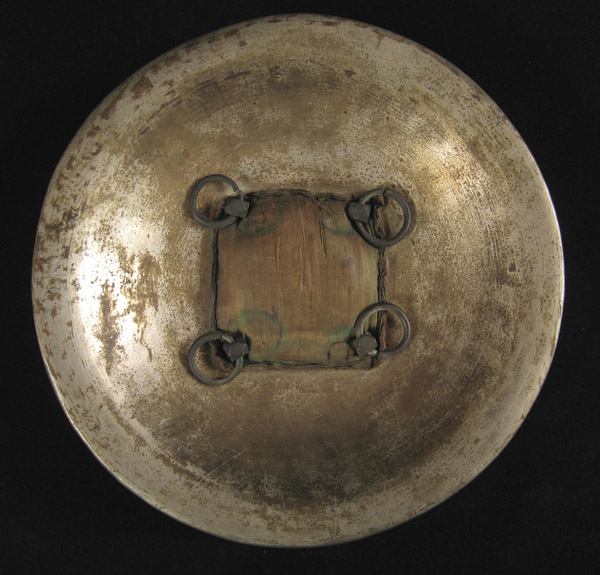 Asian Tribal Art - Damascened helmet, Punjab, India, reverse