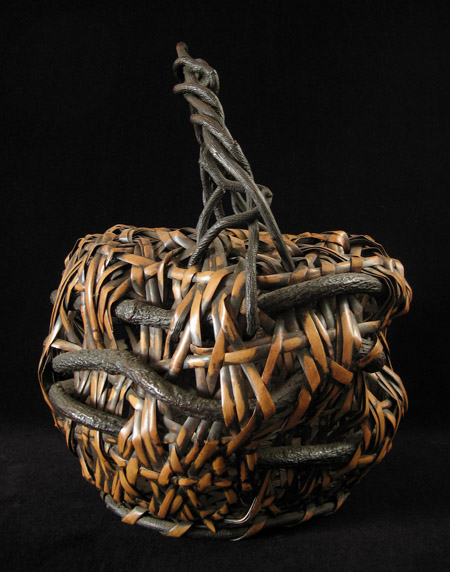 Asian Tribal Art - Ikebana basket, Japan, right