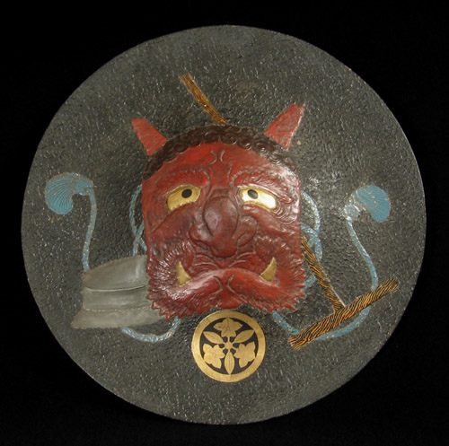 Asian Tribal Art - Jingasa samurai hat, Japan