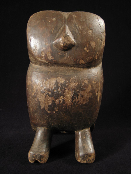 Asian Tribal Art - Wood owl mold, Burma