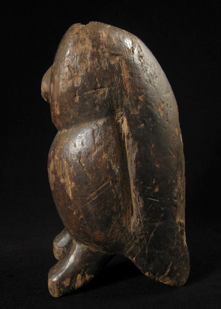 Asian Tribal Art - Wood owl mold, Burma, right