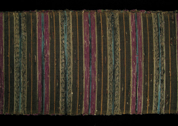 Asian Tribal Art - Sakiori obi, Japan, detail two