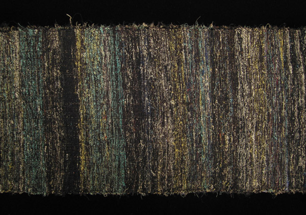 Asian Tribal Art - Sakiori obi, Japan, detail