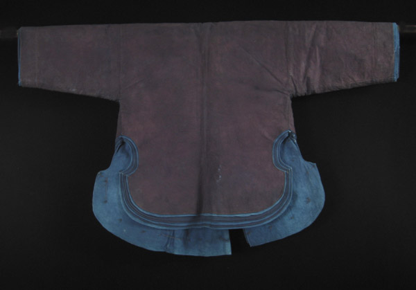 Asian Tribal Art - Indigo jacket, Miao, China, back